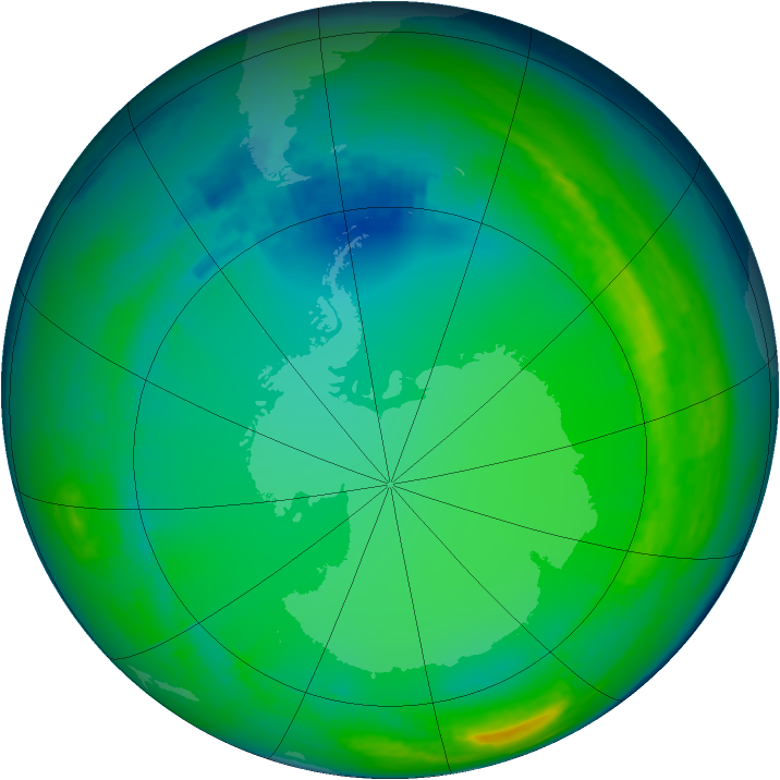 Ozone Map 2002-07-11